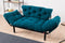 Nitta Petrolblaues Zweisitzer-Schlafsofa