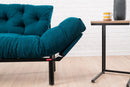 Nitta Petrolblaues Zweisitzer-Schlafsofa