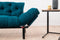 Nitta Petrolblaues Zweisitzer-Schlafsofa