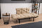 Nitta Creme Zweisitzer-Schlafsofa