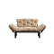 Nitta Creme Zweisitzer-Schlafsofa