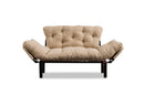 Nitta Creme Zweisitzer-Schlafsofa