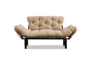 Nitta Creme Zweisitzer-Schlafsofa