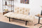 Nitta Creme Zweisitzer-Schlafsofa