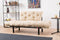 Nitta Creme Zweisitzer-Schlafsofa