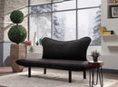 Chatto Schwarzes Zweisitzer-Schlafsofa
