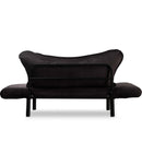 Chatto Schwarzes Zweisitzer-Schlafsofa