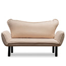 Chatto Creme Zweisitzer-Schlafsofa