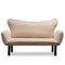 Chatto Creme Zweisitzer-Schlafsofa