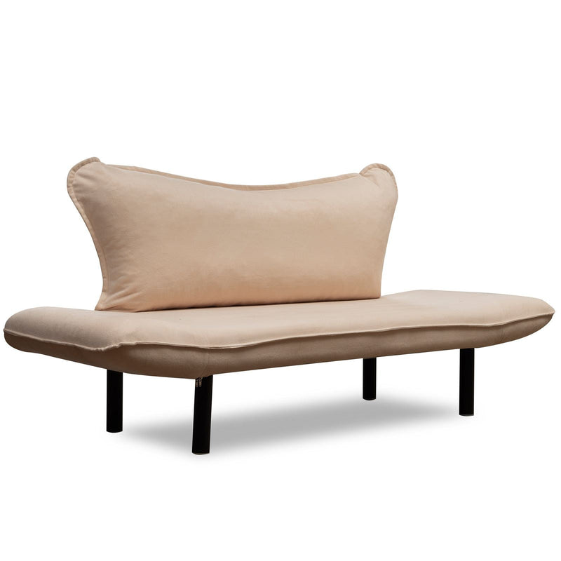 Chatto Creme Zweisitzer-Schlafsofa