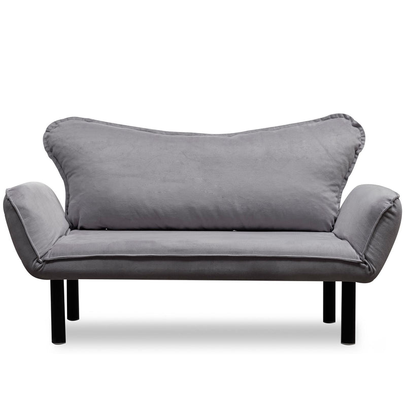 Chatto Graues Zweisitzer-Schlafsofa