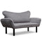 Chatto Graues Zweisitzer-Schlafsofa