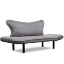 Chatto Graues Zweisitzer-Schlafsofa
