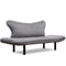 Chatto Graues Zweisitzer-Schlafsofa