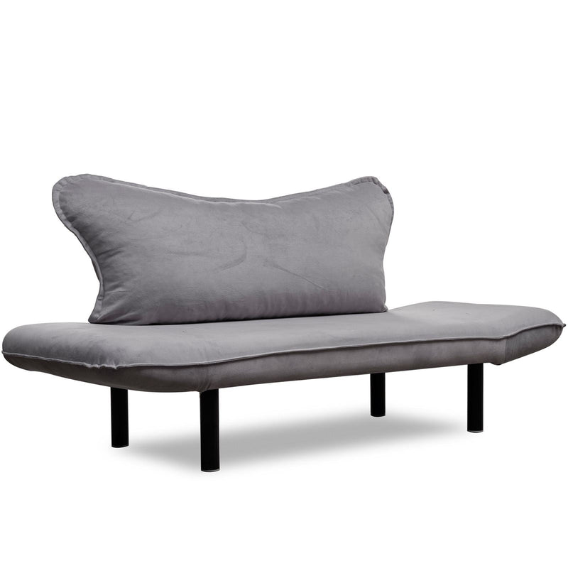 Chatto Graues Zweisitzer-Schlafsofa