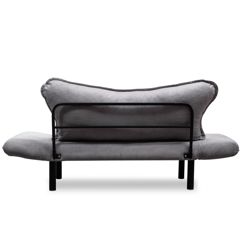Chatto Graues Zweisitzer-Schlafsofa