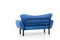 Chatto Blaues Zweisitzer-Schlafsofa