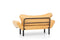 Chatto Senffarbenes Zweisitzer-Schlafsofa