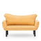 Chatto Senffarbenes Zweisitzer-Schlafsofa