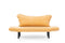 Chatto Senffarbenes Zweisitzer-Schlafsofa