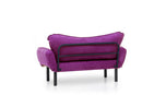 Chatto Lila Zweisitzer-Schlafsofa