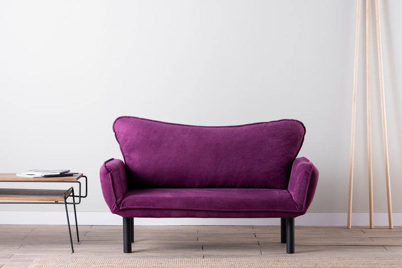 Chatto Lila Zweisitzer-Schlafsofa