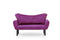 Chatto Lila Zweisitzer-Schlafsofa