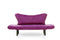 Chatto Lila Zweisitzer-Schlafsofa