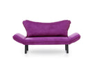 Chatto Lila Zweisitzer-Schlafsofa