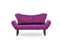 Chatto Lila Zweisitzer-Schlafsofa