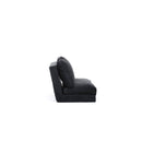 Taida Schwarzes Zweisitzer-Schlafsofa