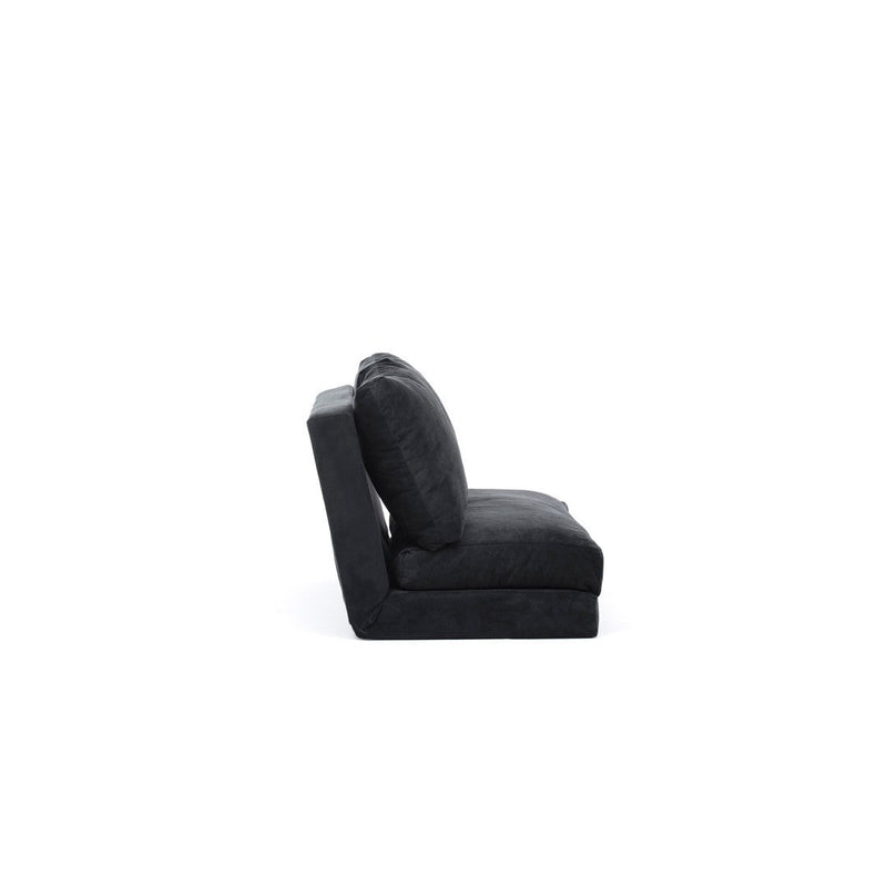 Taida Schwarzes Zweisitzer-Schlafsofa