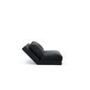 Taida Schwarzes Zweisitzer-Schlafsofa
