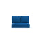 Taida Blaues Zweisitzer-Schlafsofa