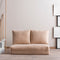 Taida Creme Zweisitzer-Schlafsofa