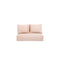 Taida Creme Zweisitzer-Schlafsofa