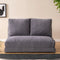 Taida Graues Zweisitzer-Schlafsofa