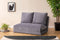 Taida Graues Zweisitzer-Schlafsofa