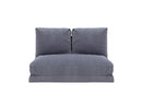 Taida Graues Zweisitzer-Schlafsofa