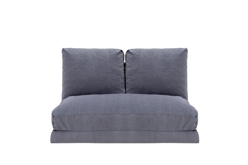 Taida Graues Zweisitzer-Schlafsofa