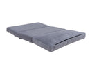 Taida Graues Zweisitzer-Schlafsofa