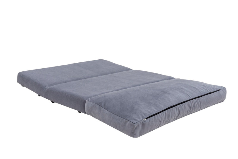 Taida Graues Zweisitzer-Schlafsofa