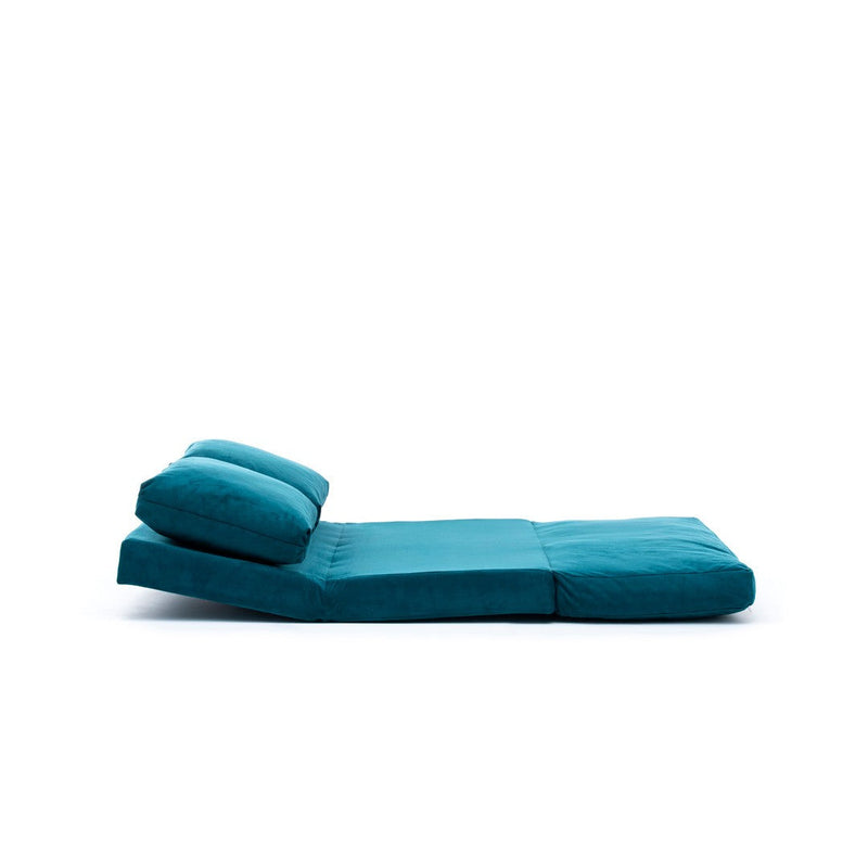 Taida Petrolgrünes Zweisitzer-Schlafsofa