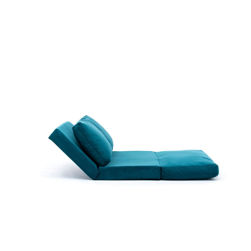 Taida Petrolgrünes Zweisitzer-Schlafsofa