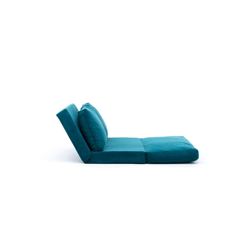 Taida Petrolgrünes Zweisitzer-Schlafsofa