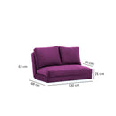 Taida Lila Zweisitzer-Schlafsofa