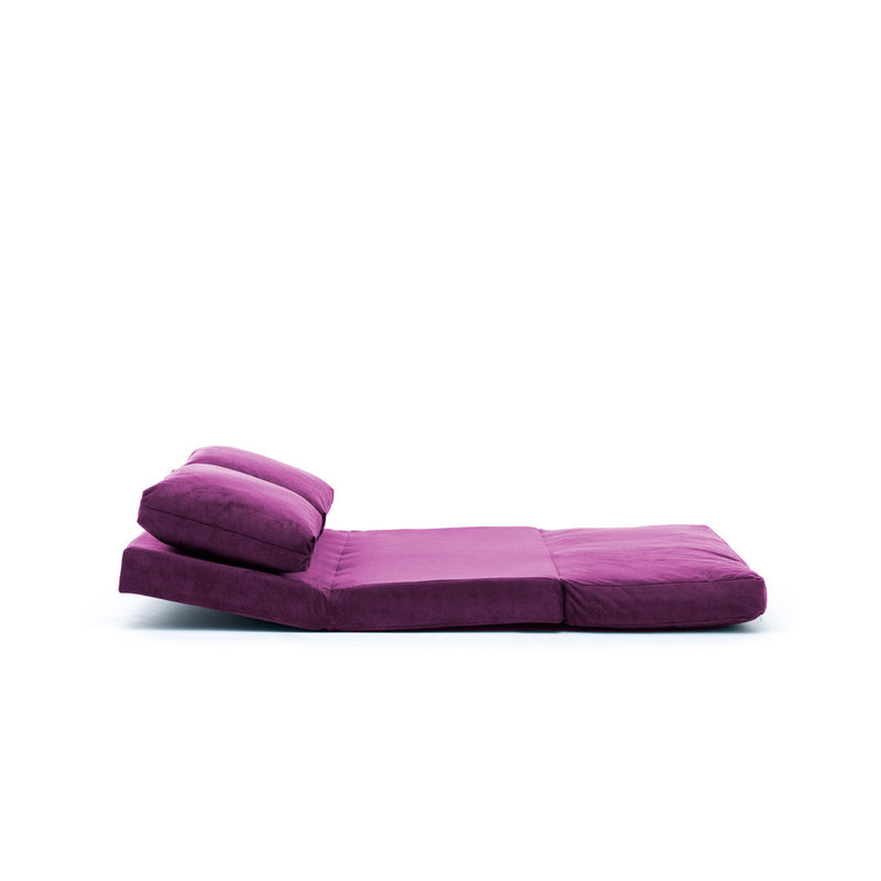 Taida Lila Zweisitzer-Schlafsofa