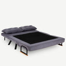 Sando 2-Sitzer Graues Zweisitzer-Schlafsofa