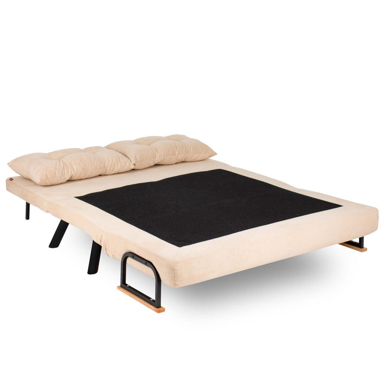 Sando 2-Sitzer Creme Zweisitzer-Schlafsofa