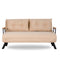 Sando 2-Sitzer Creme Zweisitzer-Schlafsofa